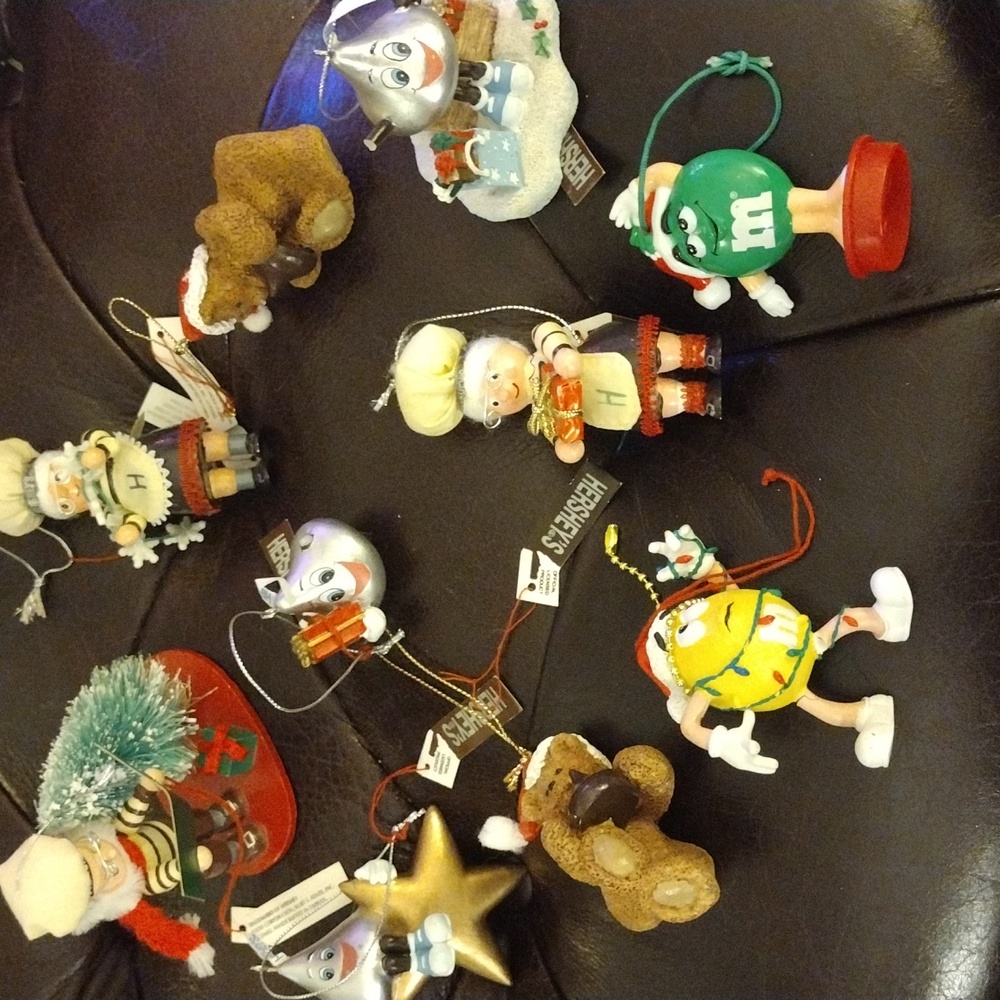 Hershey and M & M's Ornaments